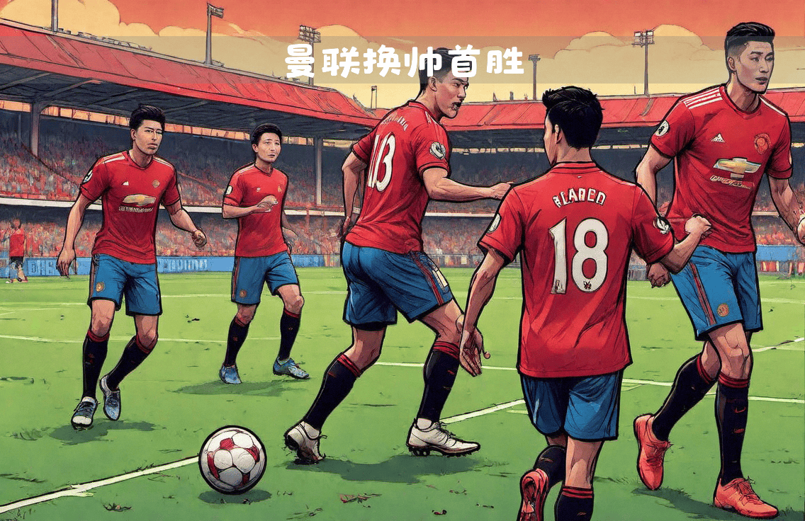 曼联主场大捷，球员赛后激动庆祝胜利，业务使用.